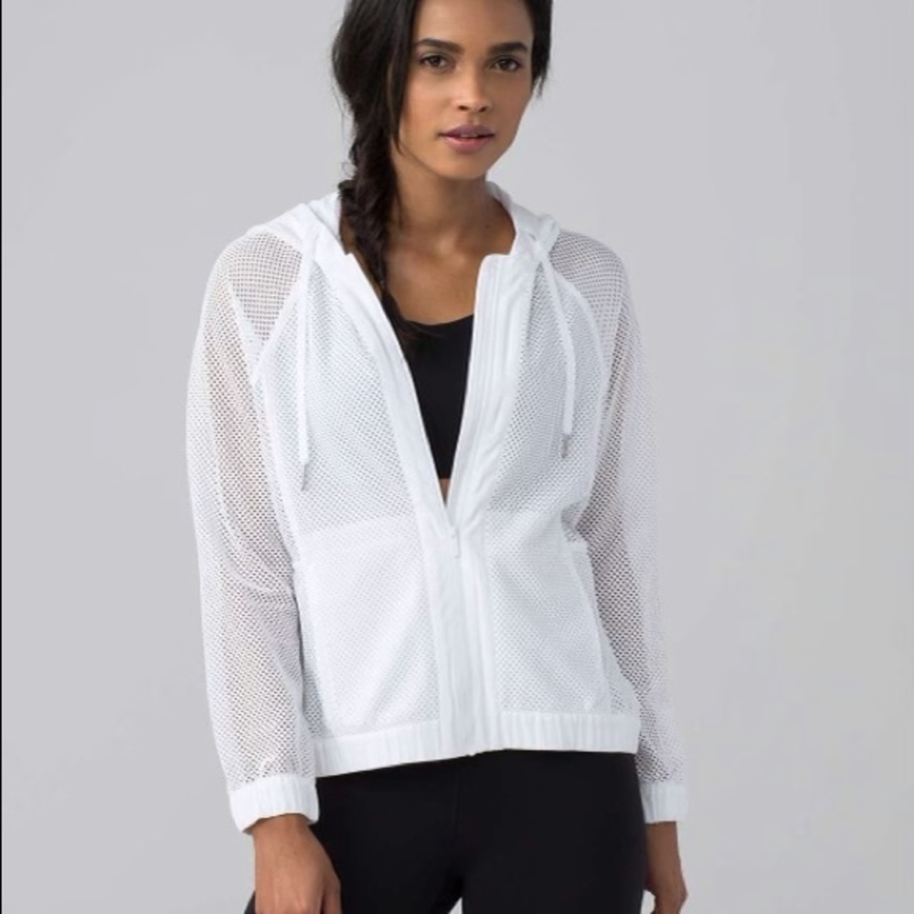 Lulu lemon mesh on mesh jacket